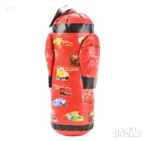 Боксова Круша с ръкавици МакКуин Колите, The Cars 50см