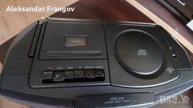 SONY CFD - V 10 CD RADIO CASSETTE CORDER, снимка 3 - Радиокасетофони, транзистори - 56171651