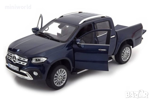 Mercedes-Benz X-Class 2017 - мащаб 1:18 на Norev модела е нов в кутия, снимка 3 - Колекции - 41594066