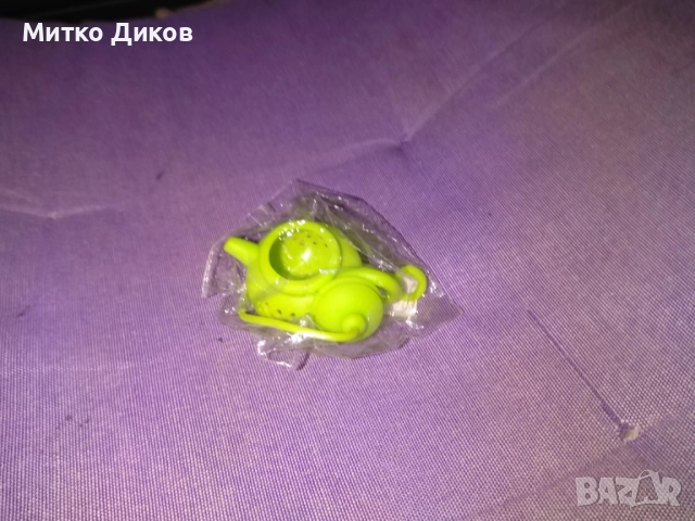 силиконов инфузер за чай с форма на чайник. нов