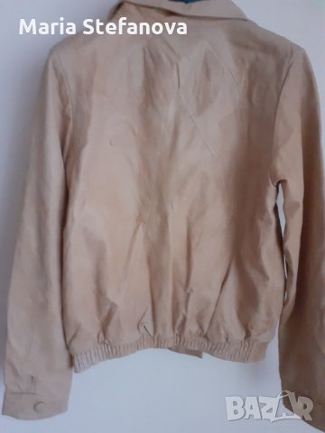 Бежово яке естествена кожа Numph , снимка 4 - Якета - 31613682