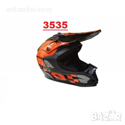 Каска Крос Мотор/Скутер/Бъги/Вело/АТВ 10-Разцветки, снимка 6 - Аксесоари и консумативи - 47590328