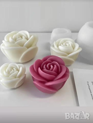 Молд роза средна М, снимка 6 - Форми - 54110551