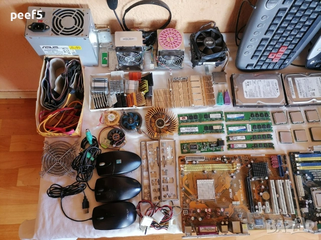 Голям лот компютърни части, снимка 3 - Дънни платки - 54114914