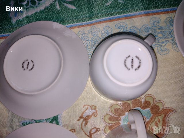 Сервиз за кафе European  Izida porcelain Изида , снимка 5 - Сервизи - 35029117
