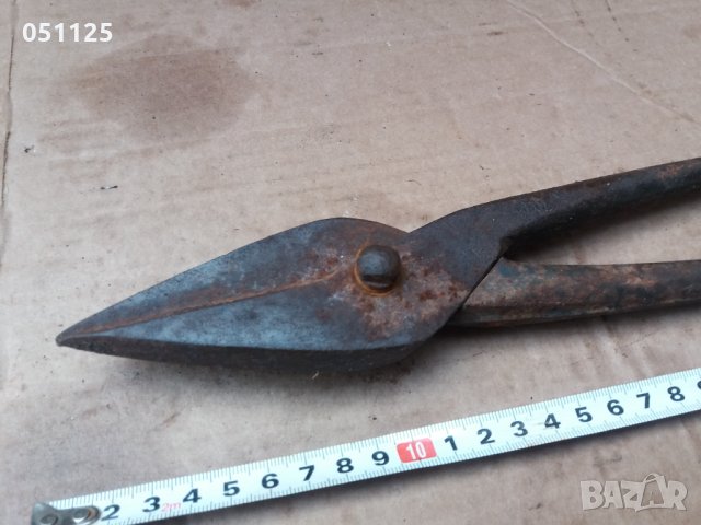 стара ножица за рязане на ламарина , снимка 3 - Антикварни и старинни предмети - 31681633