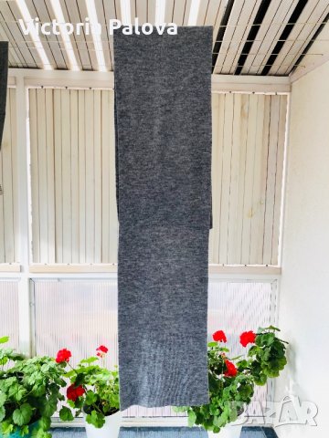 Гладък вълнен шал ESPRIT  унисекс, снимка 5 - Шалове - 31325260