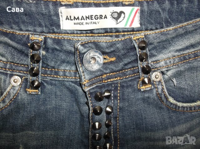 Дънки ALMANEGRA    дамски,С-М, снимка 4 - Дънки - 29151107