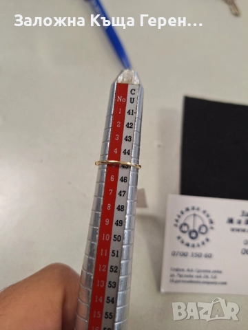 Детски златен пръстен - 1,02 гр., снимка 3 - Пръстени - 51602998