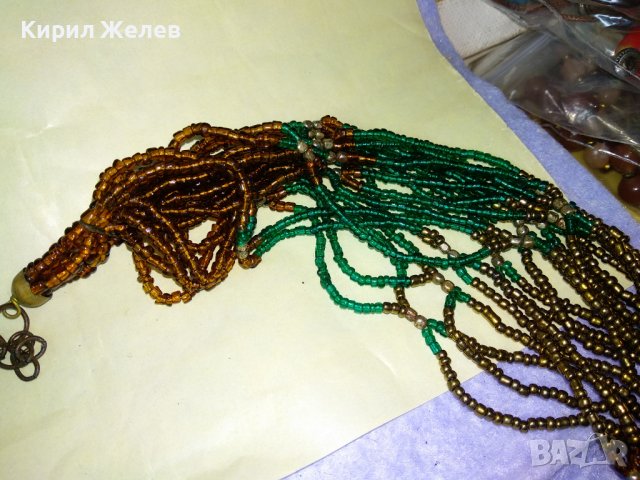 ВЕЛИКОЛЕПНА МЪНИСТЕНА ХЕНД - МЕЙД ОГЪРЛИЦА ЕТНО - АРТ СТИЛ РЪЧНА ИЗРАБОТКА 34768, снимка 12 - Колиета, медальони, синджири - 39200978