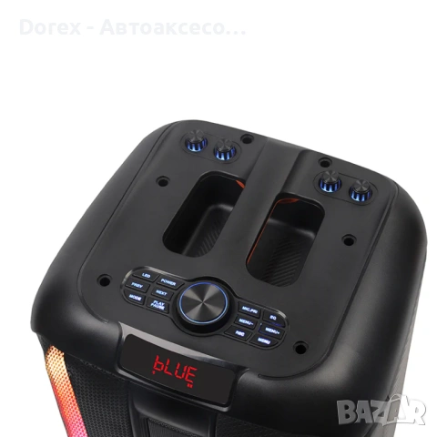 Активна тонколона NDR-102B с Bluetooth и безжичен микрофон, снимка 2 - Тонколони - 54208555