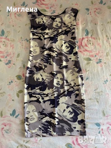 Рокля син камуфлаж, снимка 7 - Рокли - 37610613