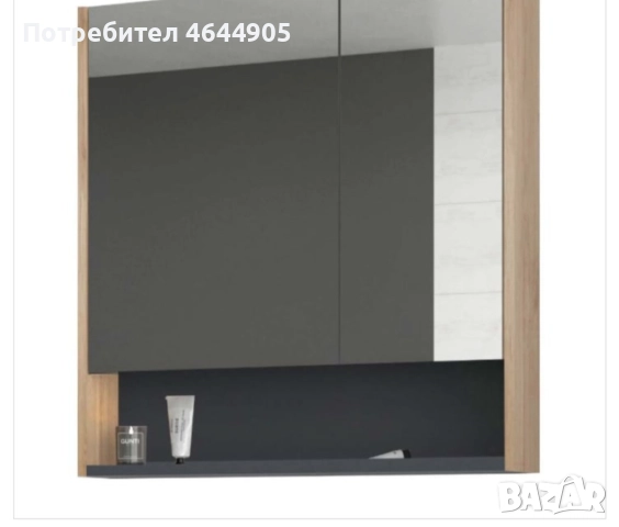 Продава се ЧИСТО НОВ, НЕРАЗОПАКОВАН горен шкаф за баня 60/16/78