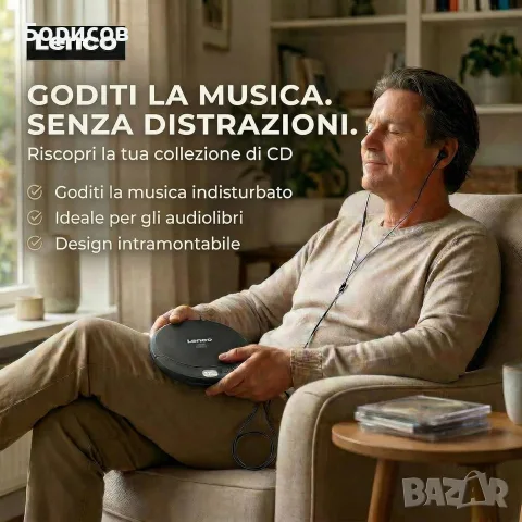 Lenco CD-010 - Преносим Cd плеъйр(Walkman/Discman) , снимка 7 - MP3 и MP4 плеъри - 56151692
