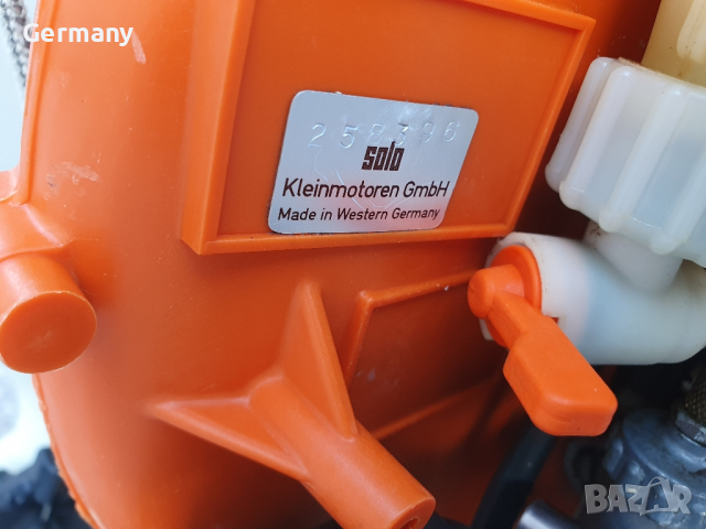 немска гръбна моторна пръскачка solo, снимка 2 - Градинска техника - 44641759