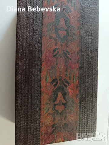 Кутии пирографирани за 25 евро и кожена за 15 евро Състояние ,видно от снимките., снимка 5 - Антикварни и старинни предмети - 53924521