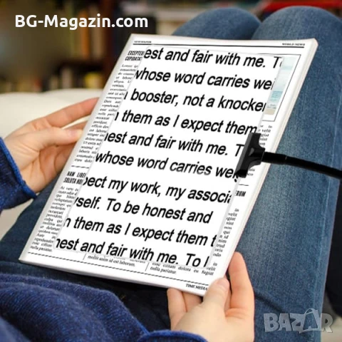 Мощна настолна правоъгълна лупа с щипка за четене шиене на гоблени бродиране A4 козметик маникюр, снимка 9 - Други инструменти - 50921000