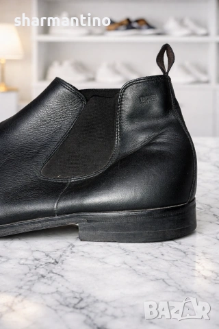 Hugo Boss N 45 оригинални кожени обувки, снимка 3 - Официални обувки - 54117327