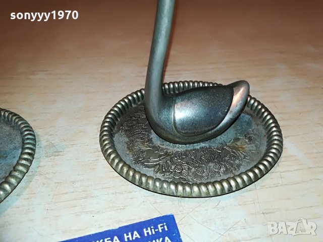 лебеди 2бр-внос франция-10х9х8см, снимка 10 - Колекции - 29631137