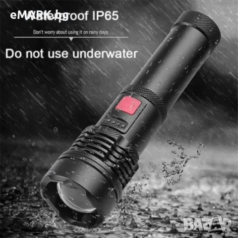 Водоустойчив LED фенер с 5 светлинни режима на работа, снимка 1