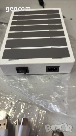Смарт зарядна станция за 7бр телефони и таблети (70W, QC3.0), снимка 6 - Друга електроника - 51690730