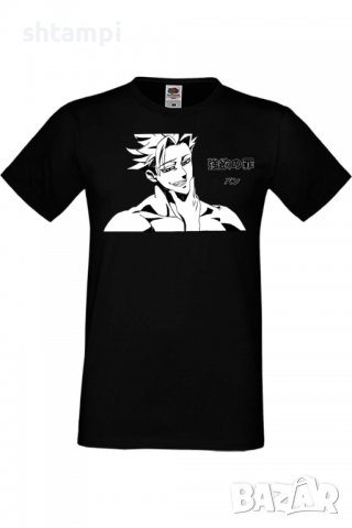 Мъжка тениска The Seven Deadly Sins Meliodas 03,Анимация,игра,Празник,Повод,