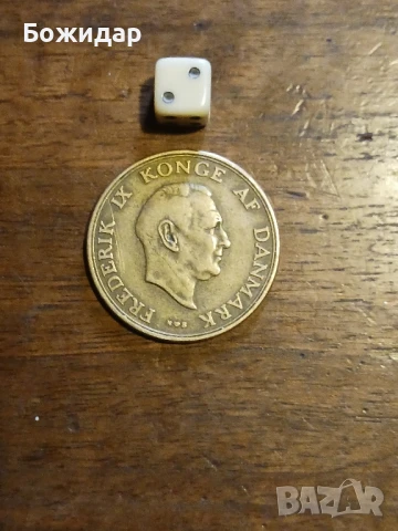 2 Крони .1951г. Кралство Дания, снимка 3 - Нумизматика и бонистика - 51087161