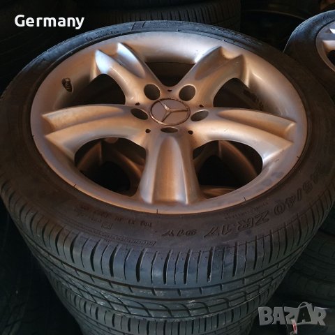 Алуминиеви джанти за мерцедес mercedes clk 17 цола 5x112, снимка 2 - Гуми и джанти - 40313955