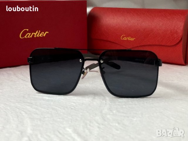 Cartier висок клас мъжки слънчеви очила с дървени дръжки, снимка 6 - Слънчеви и диоптрични очила - 42798493