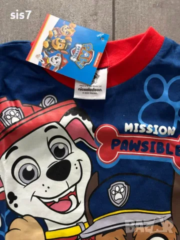 нова пижамка character boys Paw Patrol, снимка 4 - Бебешки пижами - 56335960
