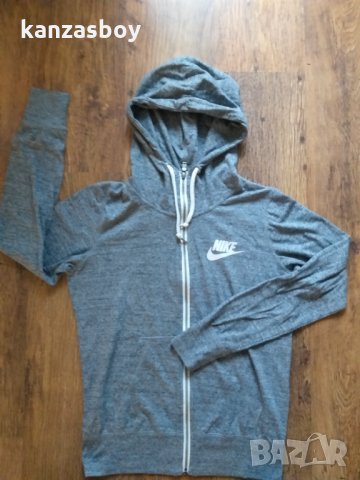 nike sportswear gym vintage zip hoodie - страхотно дамско горнище , снимка 4 - Спортни екипи - 35393635