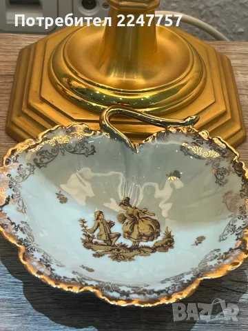 LIMOGES JS Антично малко плато, снимка 3 - Антикварни и старинни предмети - 48705929