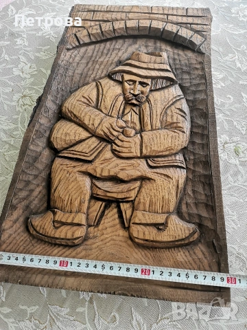 Голямо пано, дърворезба. , снимка 4 - Декорация за дома - 54262000