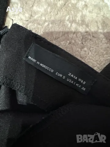 Черна рокля Zara, снимка 7 - Рокли - 49224587