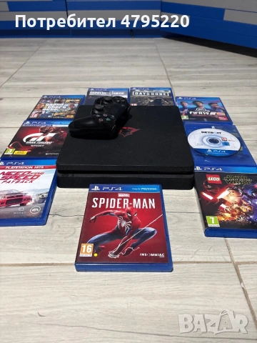 PS4 SLIM 500GB Топ качество, снимка 2 - PlayStation конзоли - 54176090