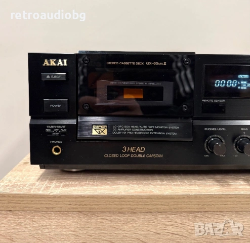 🔈Винтидж триглав дек AKAI GX-65 MK II - Made in Japan - профилактиран🔈, снимка 2 - Декове - 53886947
