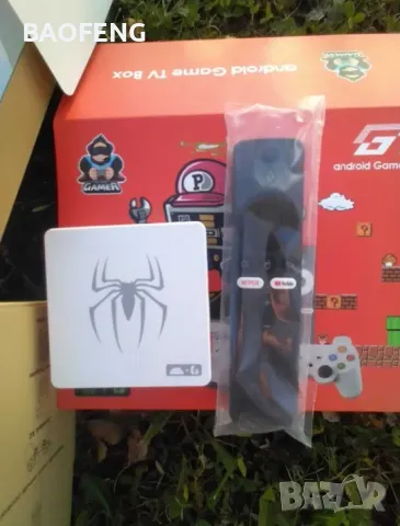 ^%Нова G7 Android 14 40,000 игри 15000 канала  Игрова конзола и tv box в едно Plus Gaming TV Box , снимка 2 - Xbox конзоли - 48853674