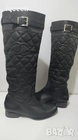 Chanel ботуши естествена кожа