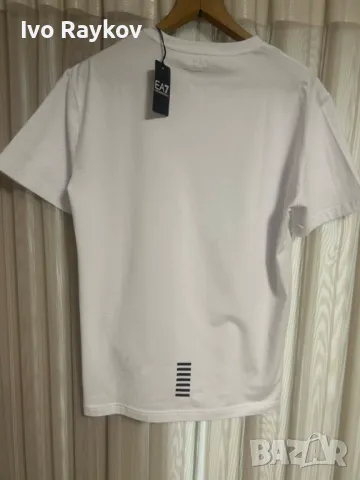 Тениска , бяла ,оригинална, нова Emporio Armani , ЕА7, снимка 7 - Тениски - 49155586