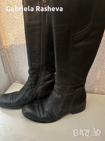 Кожени ботуши, снимка 2 - Дамски ботуши - 39024159