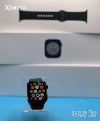 ГАРАНЦИОНЕН!!! Смарт часовник Apple Watch 8, 45 мм, Cell, Midnight, снимка 3 - Смарт часовници - 44348638
