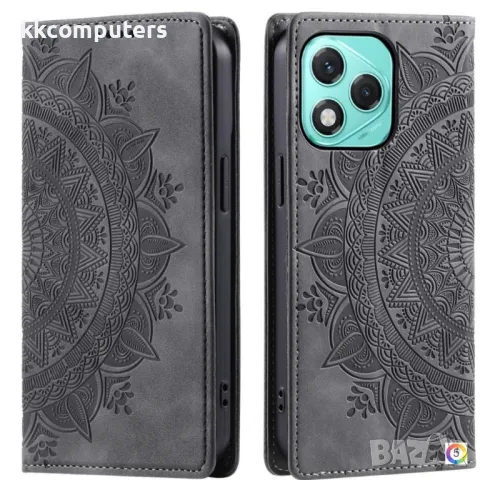 Honor 400 Lite Pattern Imprinted Magnetic Кожен Калъф и Протектор