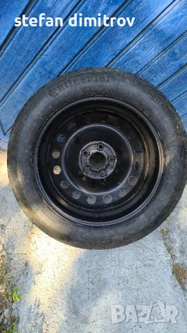 джанта-патерица за Фиат Ланча Алфа Ромео 4Jx15"/5x98/ет35/58,1мм-гума 125/80/15, снимка 9 - Гуми и джанти - 50776540