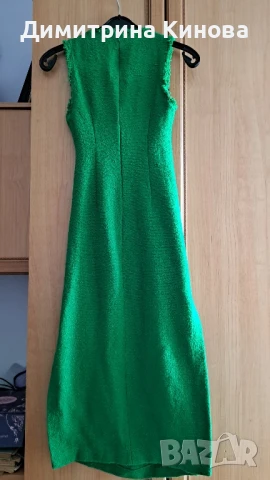 Zara - s - 26 дълга памучна елегантна рокля, снимка 2 - Рокли - 50535611