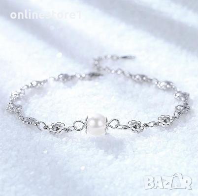 Сребърна гривна - Снежанка 925 печат сребро GR101, снимка 1 - Гривни - 29970965