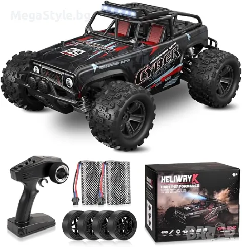 Heliway kоличкa с дистанционно управление - Мащаб 1:18, висока скорост, 40 км/ч, 4x4, офроуд