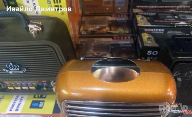 Преносимо ретро радио с Bluetooth MEIER MD1017BT, снимка 2 - Радиокасетофони, транзистори - 56104001