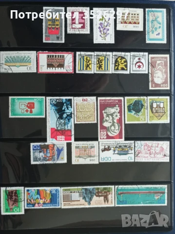 Колекция от 100 пощенски марки от бившата ГДР, снимка 3 - Филателия - 51300861