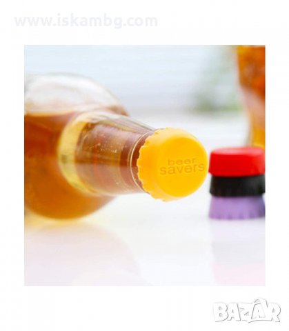 КОМПЛЕКТ 6 БРОЯ СИЛИКОНОВИ КАПАЧКИ ЗА БУТИЛКИ - код 2950, снимка 2 - Буркани, бутилки и капачки - 33905750