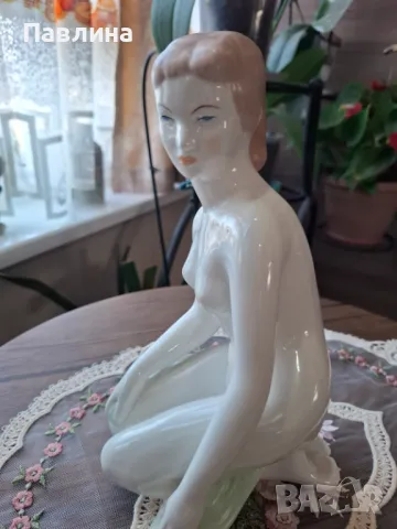 Унгарска порцеланова фигура, снимка 6 - Декорация за дома - 49084057